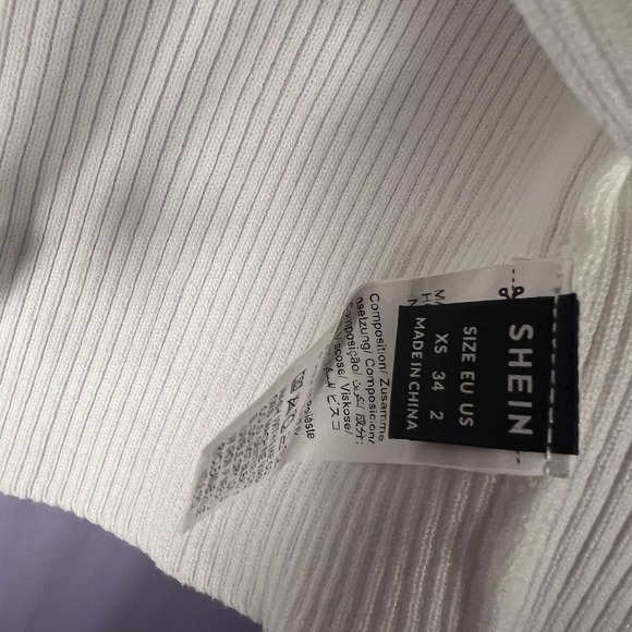 Cream Ribbed Knit Tie Front Cardigan Womens Size XS Off White Chic Minimalist - Picture 6 of 8